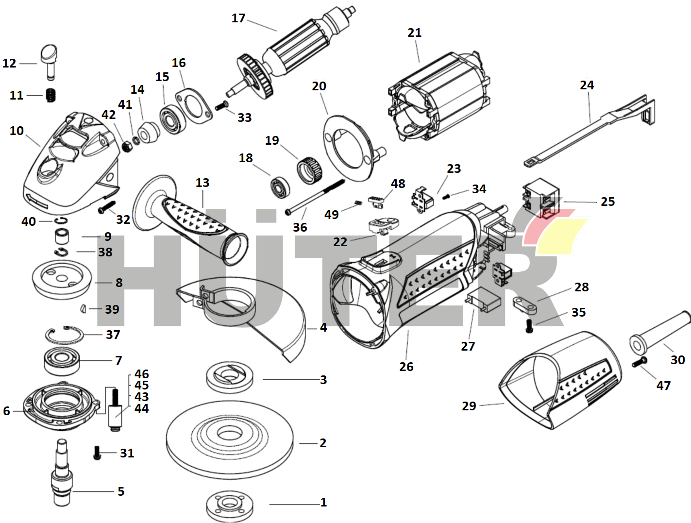 УШМ-1251100 (до JLW10) JLW 72/12/2