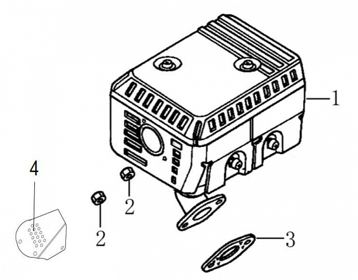 17 ГЛУШИТЕЛЬ | СНЕГОУБОРЩИК CHAMPION ST665