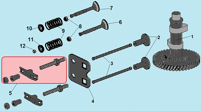 8 КЛАПАНА Газонокосилка CHAMPION LM4840