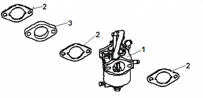 7 КАРБЮРАТОР ВИБРОПЛИТА  CHAMPION PC5431F